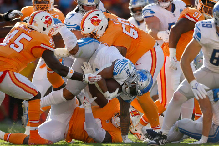 Lions running back David Montgomery